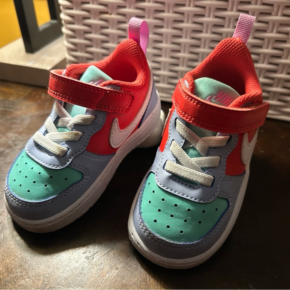 Nike Kids' Red and Blue Sneakers